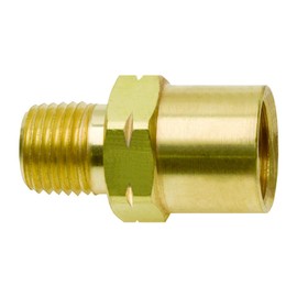 Water Hose Adaptor 5/8"-18 LH Female x 1/4" NPT Male for Water-Cooled TIG Torches Recirculating Systems.