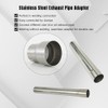 Elifecenter ID 4 inch to OD 5 inch Stainless Exhaust
