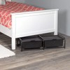 Richards Homewares Metal Frame Underbed Storage with Lids, 32.75”L x