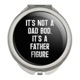 GRAPHICS & MORE Not a Dad BOD Compact Travel Purse Handbag Makeup Mirror