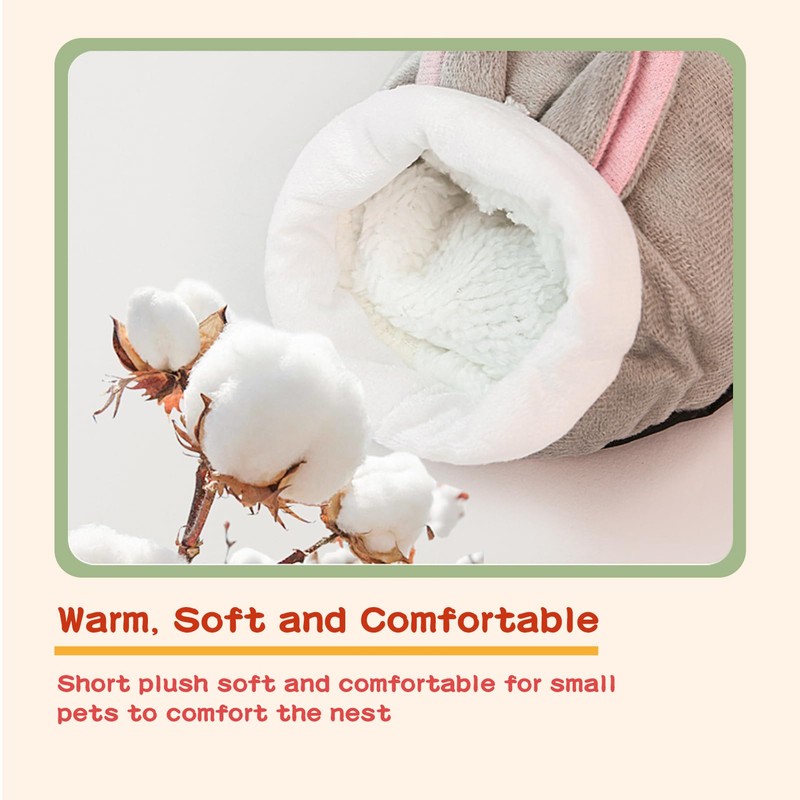 Siliget 1 Pack Hamster Bed, Mini Soft and Warm Hamster