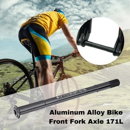 VIFER Bike Fork Thru Axle, Aluminum Alloy Thru Axle Bicycle Front Hub Tube Shaft Axle Lever Quick Release Thru Axle for Rockshox