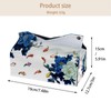2 Pack Tissue Box Cover Holder, Pink Flamingo Floral Rectangle