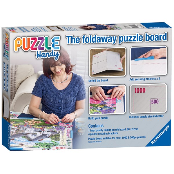 Ravensburger Puzzle Accessory - Handy Puzzle Board Storage. Suitable for Jigsaws up to 1000 Pieces