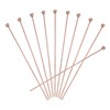 sourcing map 10Pcs Stainless Steel Cocktail Toothpicks, 7.9 Inch Metal
