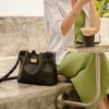 DELUXEFOX Cup Holder Handheld Cup Holder Leather Cup Holder Bottle