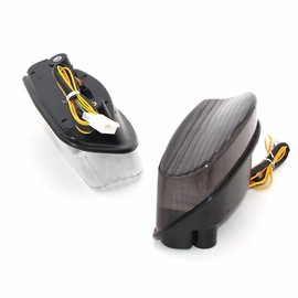 YUANYE CBR1100XX HORNET 250 1997 1998 HORNET 6001998-2003 Motorcycle LED Rear Turn Car Tail Stop LED Light Tail Lamp Integrated (Smoke)