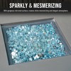 Skyflame 10-Pound Fire Glass for Fireplace Fire Pit and Landscaping,