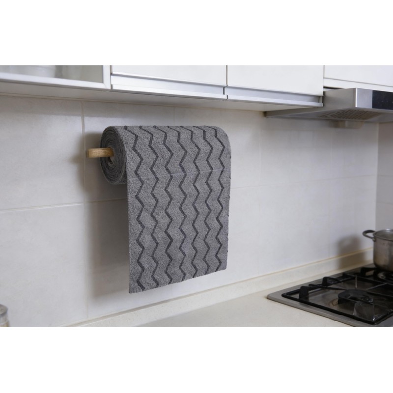Microfiber Cleaning Cloths Roll 50-Pack Reusable Paper Towels for Car