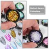 DANNEASY 12 Boxes Holographic Foil Paper, Laser Metallic Nail Foils