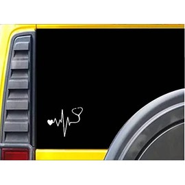 Smart-Stethoscope -Doctor- Nurse -Heart Decal/Bumper Sticker Heartbeat Lifeline | 6 inch | SD-848