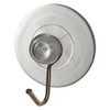 Merriway BH01992 (12 Pcs) Clear Plastic Suction Wire Hook, 32mm