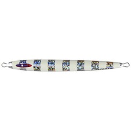 Major Craft JPVLS Metal Jig, Jigpa Rubber Technical Long Throw, 8.8 oz (250 g), Zebra Glow