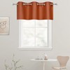 DECOVSUN Rust Valances for Windows 42X18 Inches Blackout Thermal Insulated