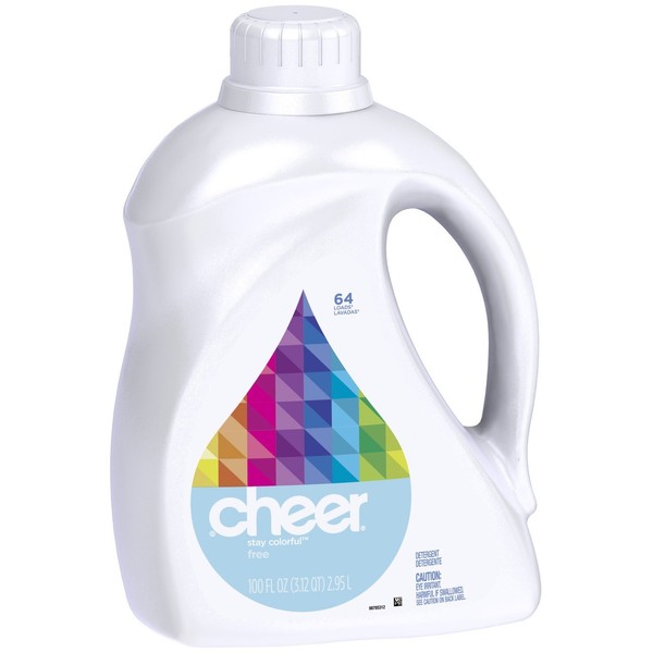 Cheer Liquid Detergent - 100 oz - Free & Gentle