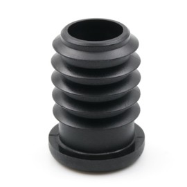 Design61 4 x Threaded Plugs Adjusting Plugs for Round Pipes with Moulded Steel Thread M8 Diameter 22 mm 1.5-2 mm