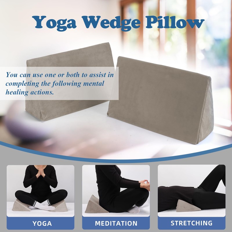 Small Wedge Pillow, Wedge Pillow for Bed Sores, Positioning Pillow,