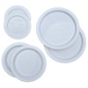 Weck Jar Keep-Fresh Plastic Lids Variety Pack. Includes 2 Small,