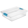Sterilite Large Clip Storage Box Container (12 Pack) + Small