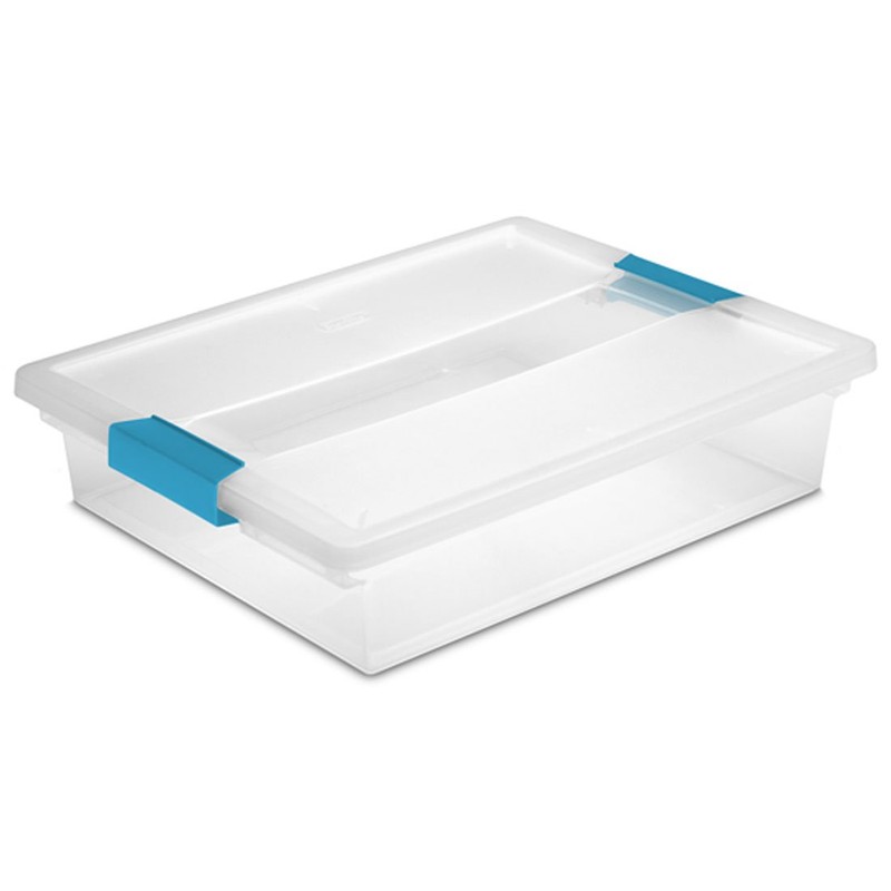 Sterilite Large Clip Storage Box Container (12 Pack) + Small