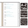 Address Book with Alphabetical Tabs - Telephone & Address Book
