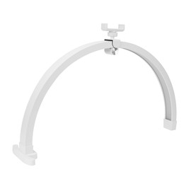 Sxhlseller 20Inch Eyelash Extensions Light, 20W Half Moon Nail Desk Lamp, 1500LM Foldable Manicure Tattoo Desk Beauty Light with Phone Clip for Skincare, Lashes, Eyebrows (US Plug)