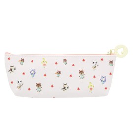 Sunstar Bungu Atsume Animal Crossing, Pencil Case, Slim, Pink S1426265
