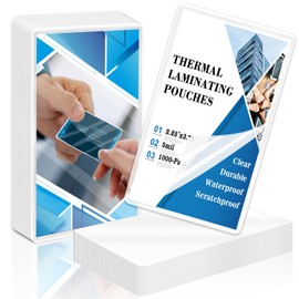 1000 Pack 5mil 2.25“x3.75" Thermal Laminating Pouches Badge Laminate Pouches Clear Laminated Luggage Tags Printable Laminator Pouches for Business Permits Cards (1000, 2.25"x3.75"-5mil)