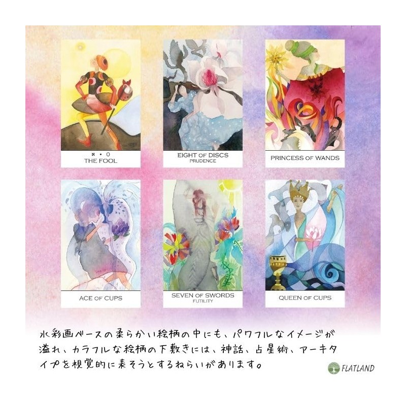 Zillich Tarot with Tarot Card Divination Manual (English Language Not