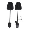 Throttle Brake Pedal Durable Metal Rubber Gas Accelerator Pedal for