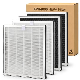 4-Pack Replacement Filter Compatible with KNKA APH4000 Air Purifier