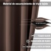 NANWEI Cortinas Blackout con Aislamiento Térmico para Estar/Recámara Ventana, con