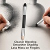 4pcs Blending Sponge Pens, Dual Tip Oil Pastel Blending Tools,