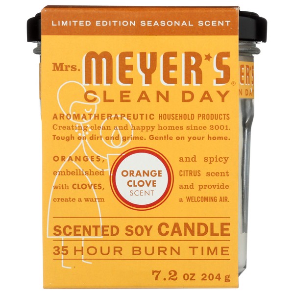 Mrs Meyer's Orange Clove Candle with Sleeve, 1 EA