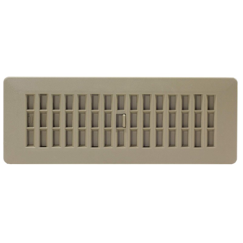 Decor Grates PL310-TA 3-Inch by 10-Inch Plastic Floor Register, Taupe