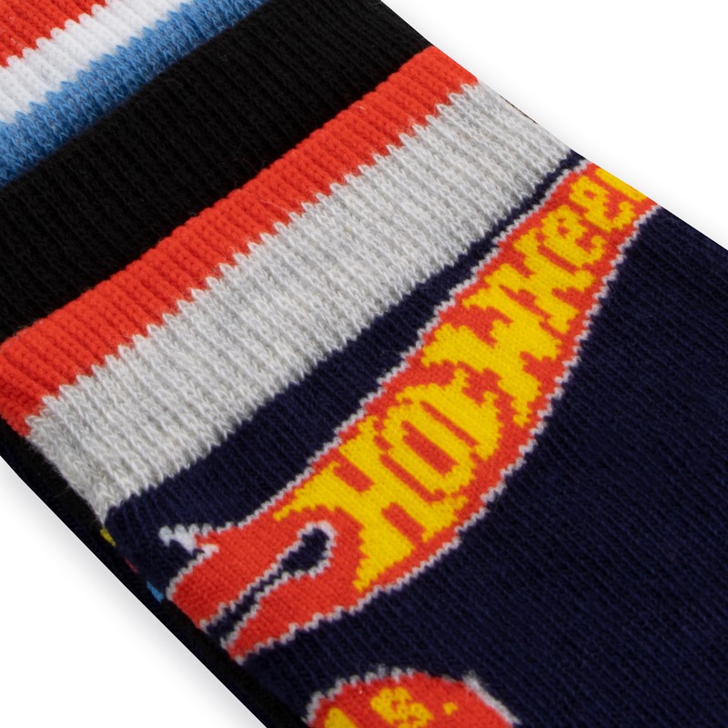 Hot Wheels Socks, socks for children, multipack socks, black