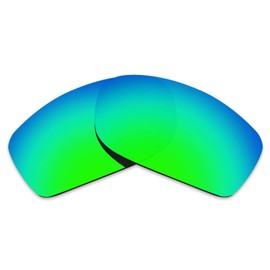Alphax Emerald Green Polarized Replacement Lenses for Oakley Fives Squared OO9238