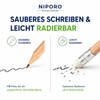 NIPORO 200 Mini Pencils Short Half Pencils with Eraser Golf