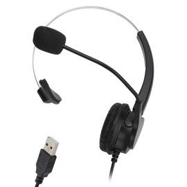 USB Headset with Microphone Noise Reduction Audio Control for Business UC Skype Lync Softphone Call Center Office