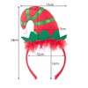 Kirei Sui Kids Christmas Elf Hat Headband Costume Red