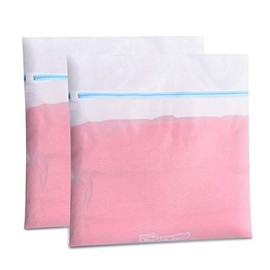 Polecasa 2 Pack 24x24 inch Mesh Laundry Bag-Oversize Delicates Laundry Bag-Extra Large Laundry Wash Bag with Fine Mesh for Big Clothes,Bed Sheet,Bedcover,Household,Stuffed Toys,Lingeries Net Bags for Laundry