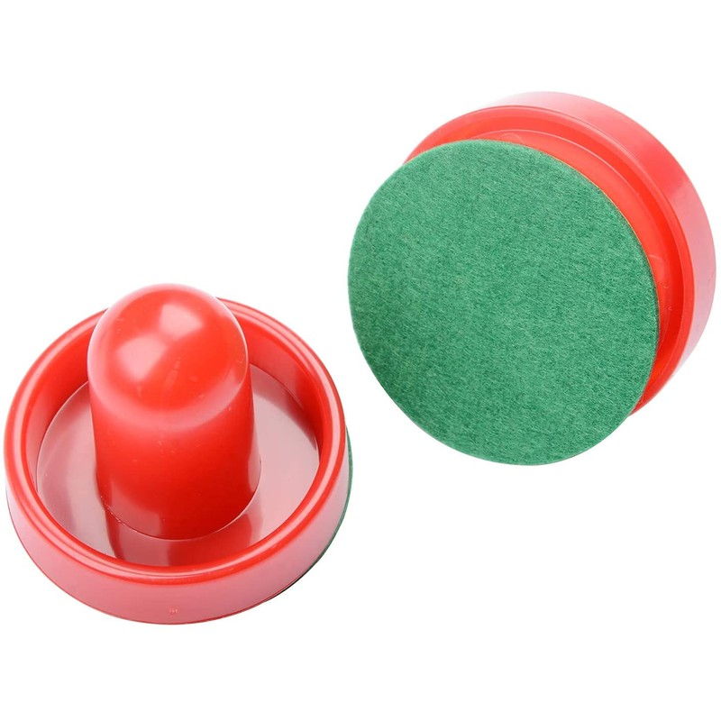 Air Hockey Pushers, 2 Pcs 60mm Air Hockey Table Felt