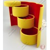 Bloomingdales Bloomingdale's Yellow Portable Travel Jewelry Organizer Holder Box 5"
