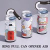 1PCS Ring Pull Can Opener Aid J Shaped Ring Pull