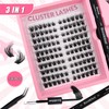 DIY Eyelash Extensions Set, 8-16 mm, Mixed Fluffy Eyelashes, Individual
