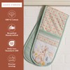 Maison d'Hermine Double Oven Mitts 100% Cotton 7"x35" Double Oven