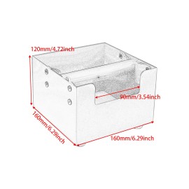 For Most Coffee Ground Knock Box W/Removable Bar Espresso Waste Container Stainless Steel