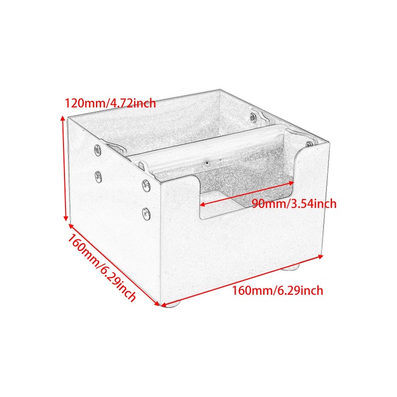 For Most Coffee Ground Knock Box W/Removable Bar Espresso Waste
