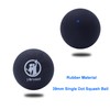 J Bryant Squash Balls 4 Pack, Single Blue Dot Rubber
