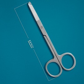 DEXA DENTAL Spencer Suture Scissors - Stainless Steel, Hook Tip, Precision Performance, Durable & Reusable, 5.5 Inch